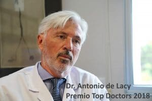 Premio Top Doctors Awards 2018 al Dr. Antonio de Lacy
