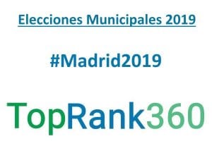Municipales 2019 en Madrid. Ranking de candidatos en Twitter