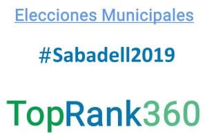 Municipales 2019 en Sabadell. Ranking de candidatos en Twitter