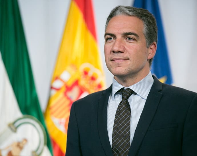 Elías Bendodo Benasayag. Consejero de Presidencia de la Junta de Andalucía. Foto del consejero
