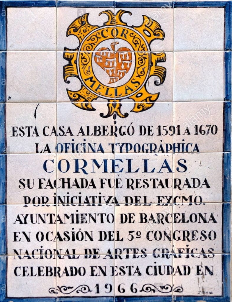 Los orígenes de las artes gráficas en Barcelona