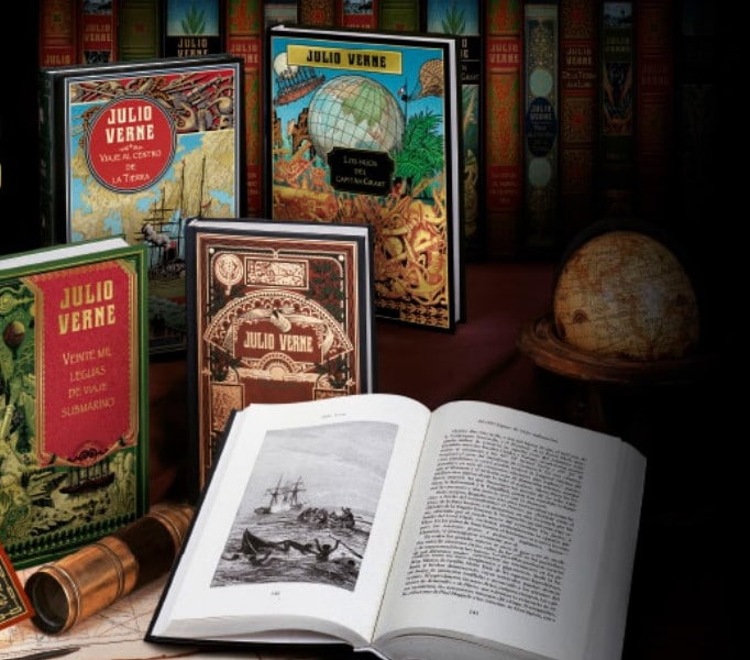 XNUMX buku terlaris Jules Verne