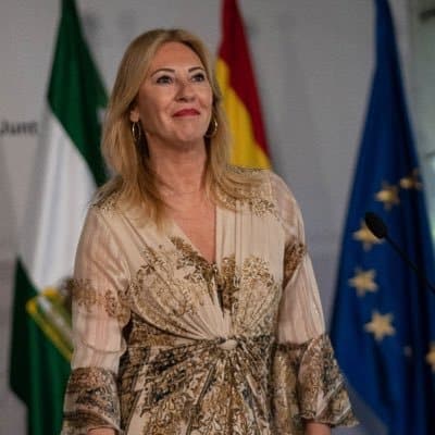 Caroline Spain. Minister of Economy of the Junta de Andalucía. Counselor's Photo