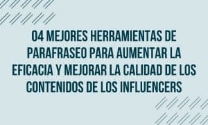 Herramientas de parafraseo