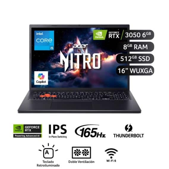 Laptop gamer: características técnicas, rendimiento gráfico, refrigeración y pantallas diseñadas para ejecutar juegos y tareas exigentes.