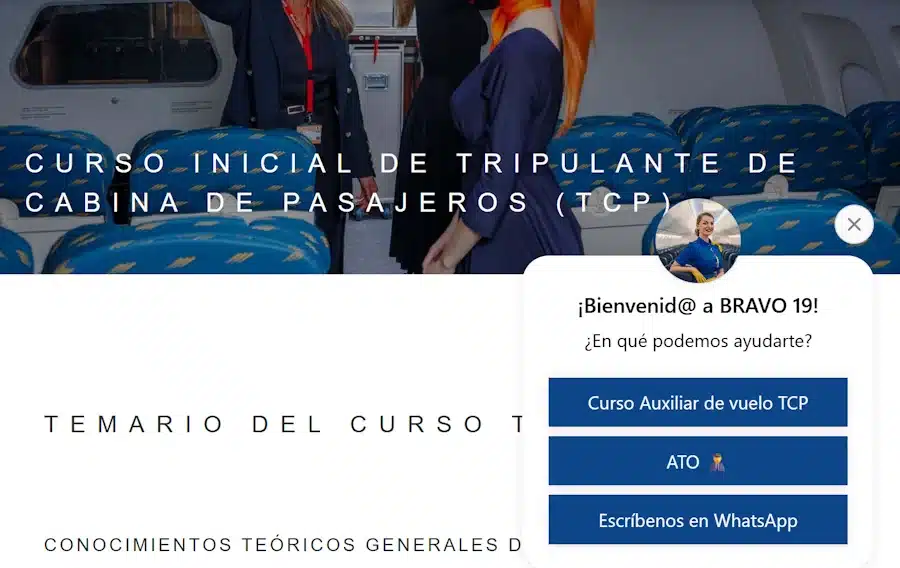 Curso de Auxiliar de Vuelo: todo lo que necesitas saber para despegar tu futuro profesional