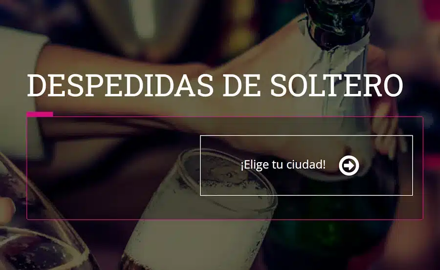 Despedidas de soltera con show y diversión. Imagen de la web.