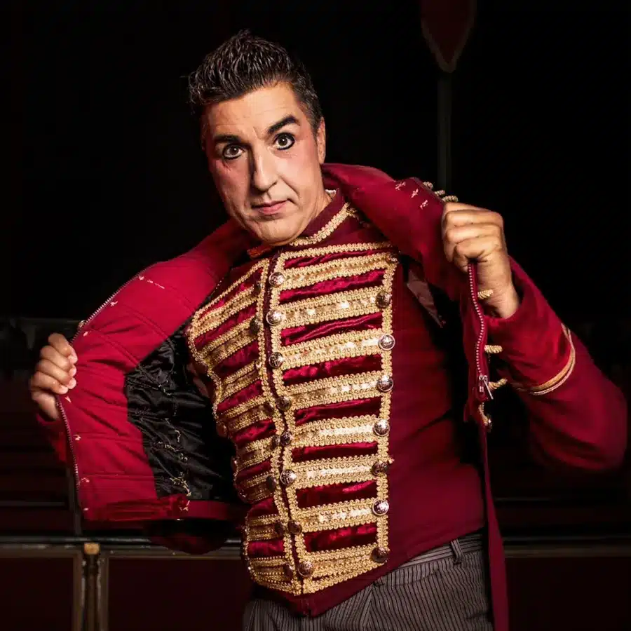 Sandro Roque. Clown de circo