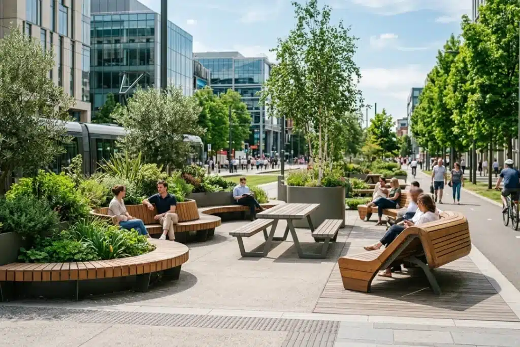 Diseño y sostenibilidad: descubre el mejor mobiliario urbano para ciudades