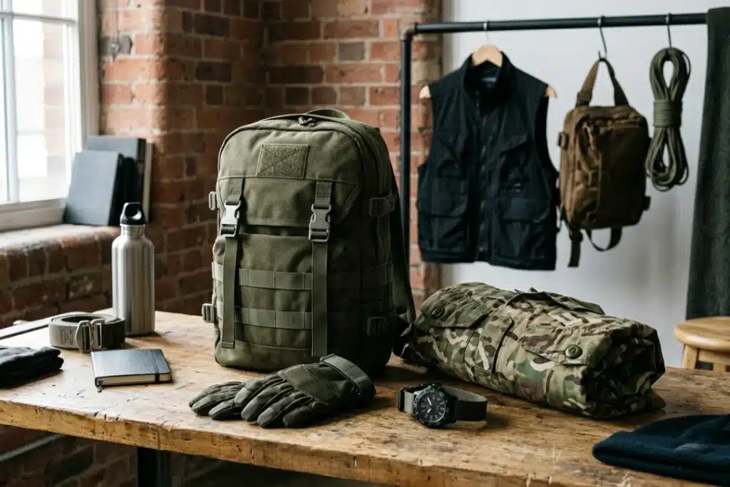 Moda y resistencia: adquiere equipamiento militar y accesorios tendencia